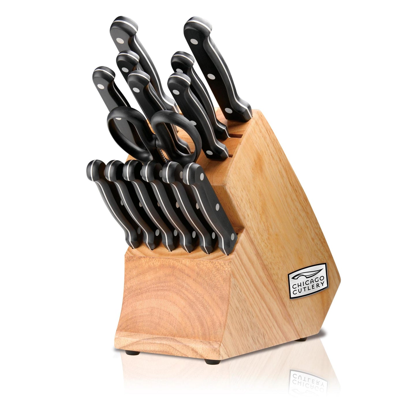 Essentials 15pc Knife Block Set