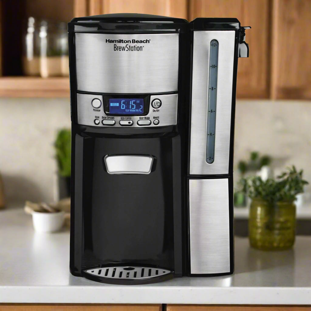 BrewStation 12 Cup Coffeemaker w/ Removable Reservoir