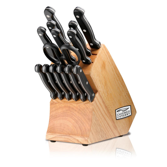 Essentials 15pc Knife Block Set