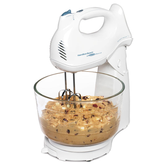 POWER DELUXE 6 SPEED HAND/STAND MIXER