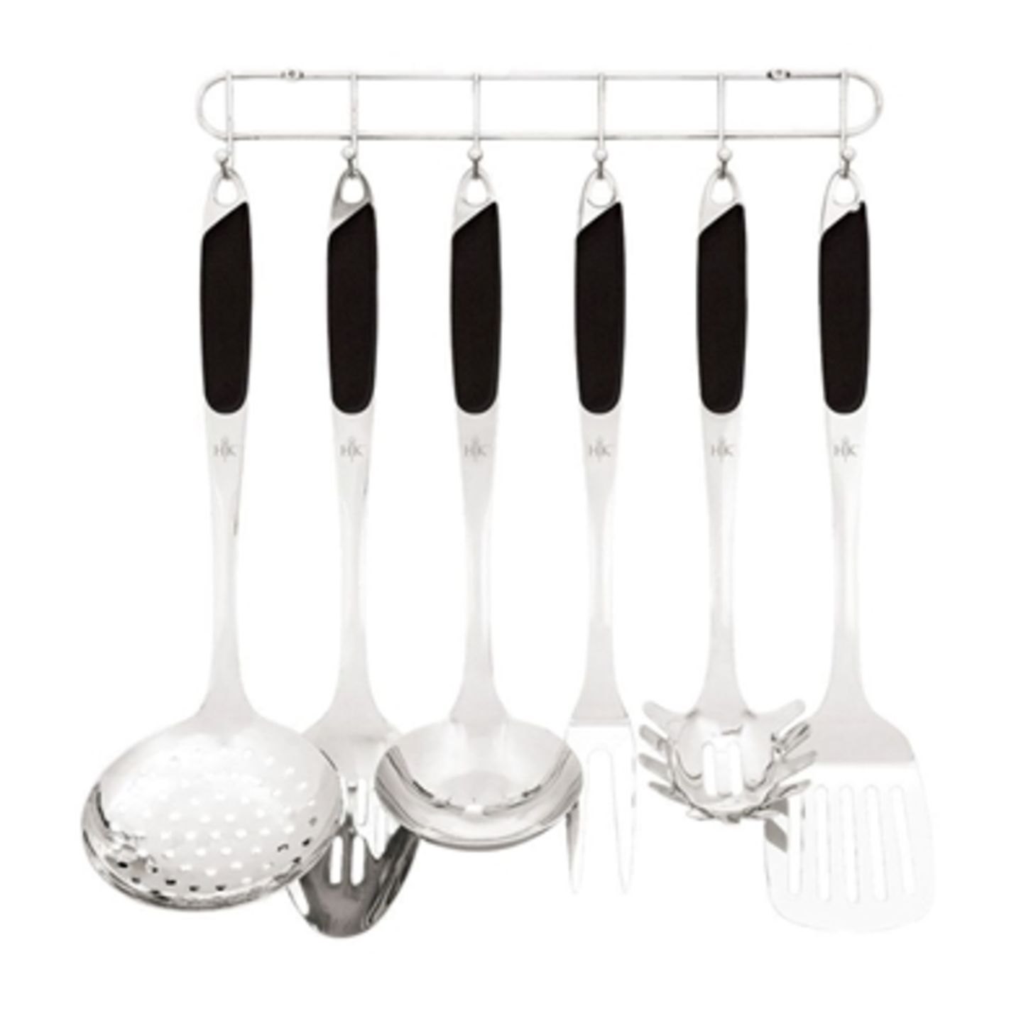 HELLS KITCHEN UTENSIL SET, BLACK, 6 PIECES