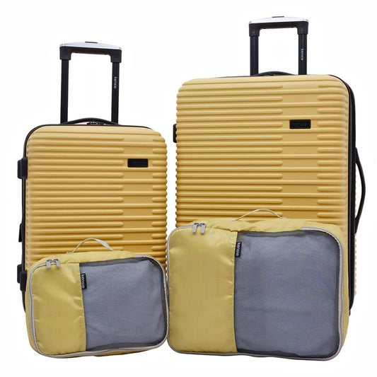 KENSIE 4PC EXPANDABLE ROLLINGHARDSIDE COLLECTION -DRIED MOSS