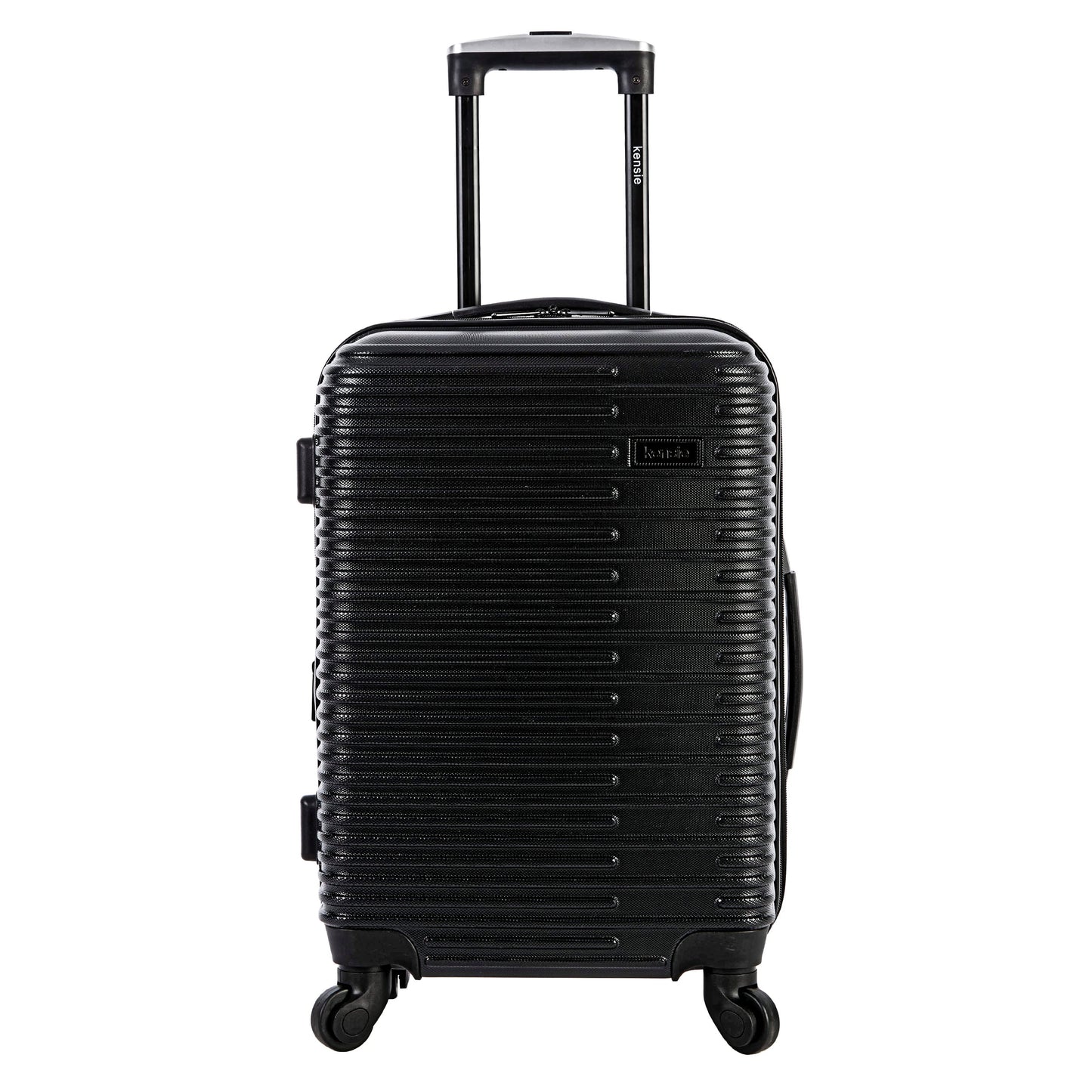 KENSIE 4PC EXPANDABLE ROLLINGHARDSIDE COLLECTION- BLACK
