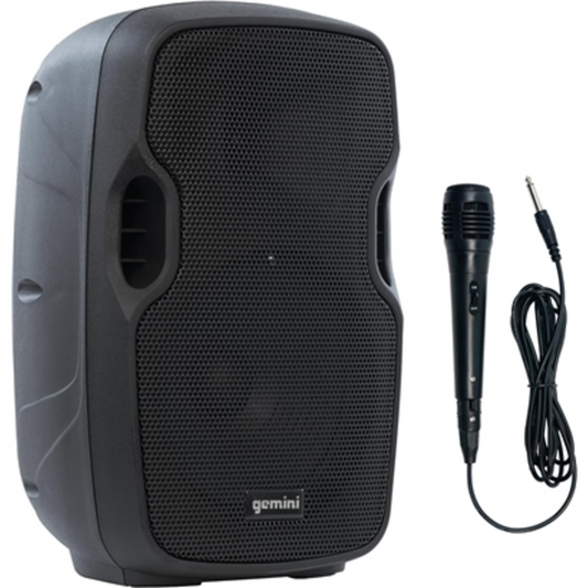 PORTABLE RECHARGEABLE SPEAKER, BLACK, 8”
