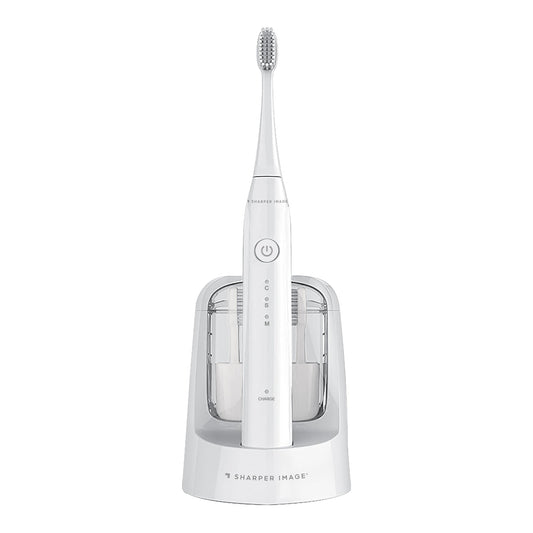 SHARPER IMAGE SONIC TOOTHBRUSH WITH UV SANITIZER