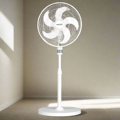BRENTWOOD 5 BLADE 3 SPEED 16” OSCILLATING FAN
