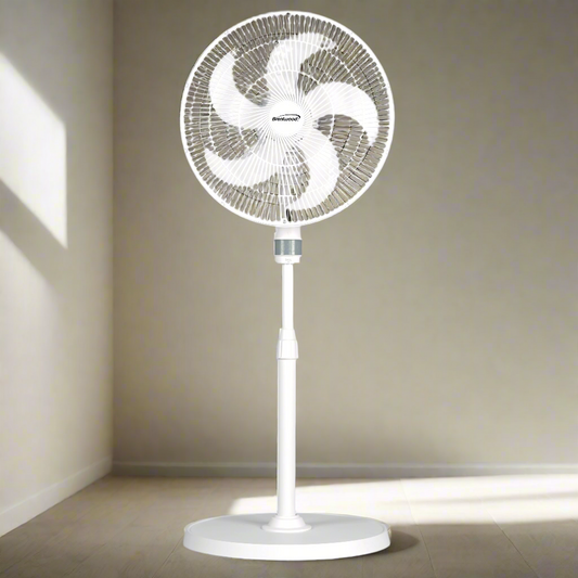 BRENTWOOD 5 BLADE 3 SPEED 16” OSCILLATING FAN